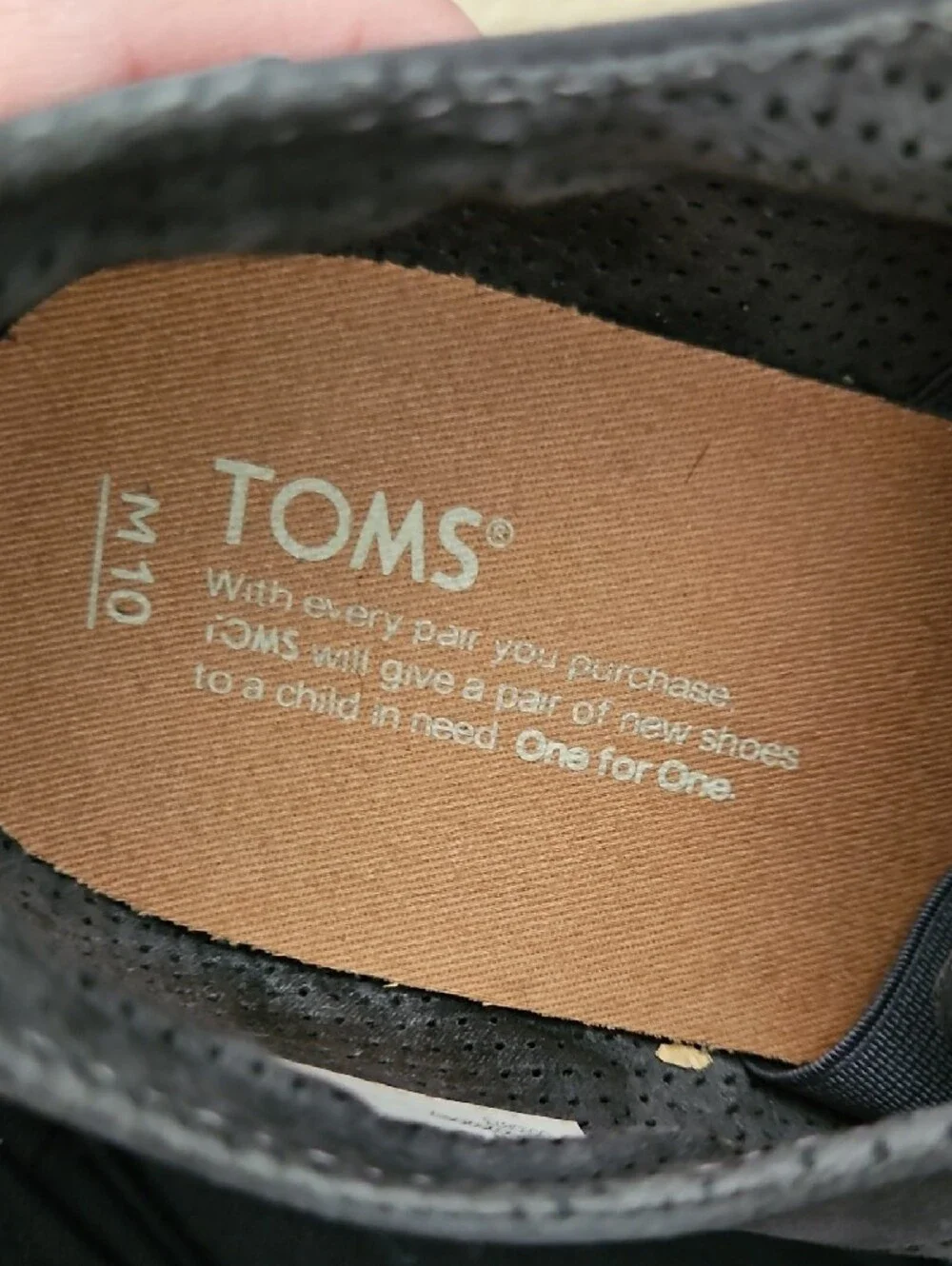 Toms Dark Brown Wingtip Derby Shoes with Cream Sole